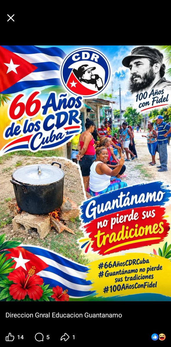 YaquelinaFaure's tweet photo. @Educa_Gtmo @DrRobertoMOjeda @DiazCanelB @PartidoPCC @PresidenciaCuba @IzquierdaUnida @DeZurdaTeam_ @MeyvisEstevezE @GHNordelo5 @cdr_cuba @unidad_central @cubadebatecu https://t.co/dErAgceKAz