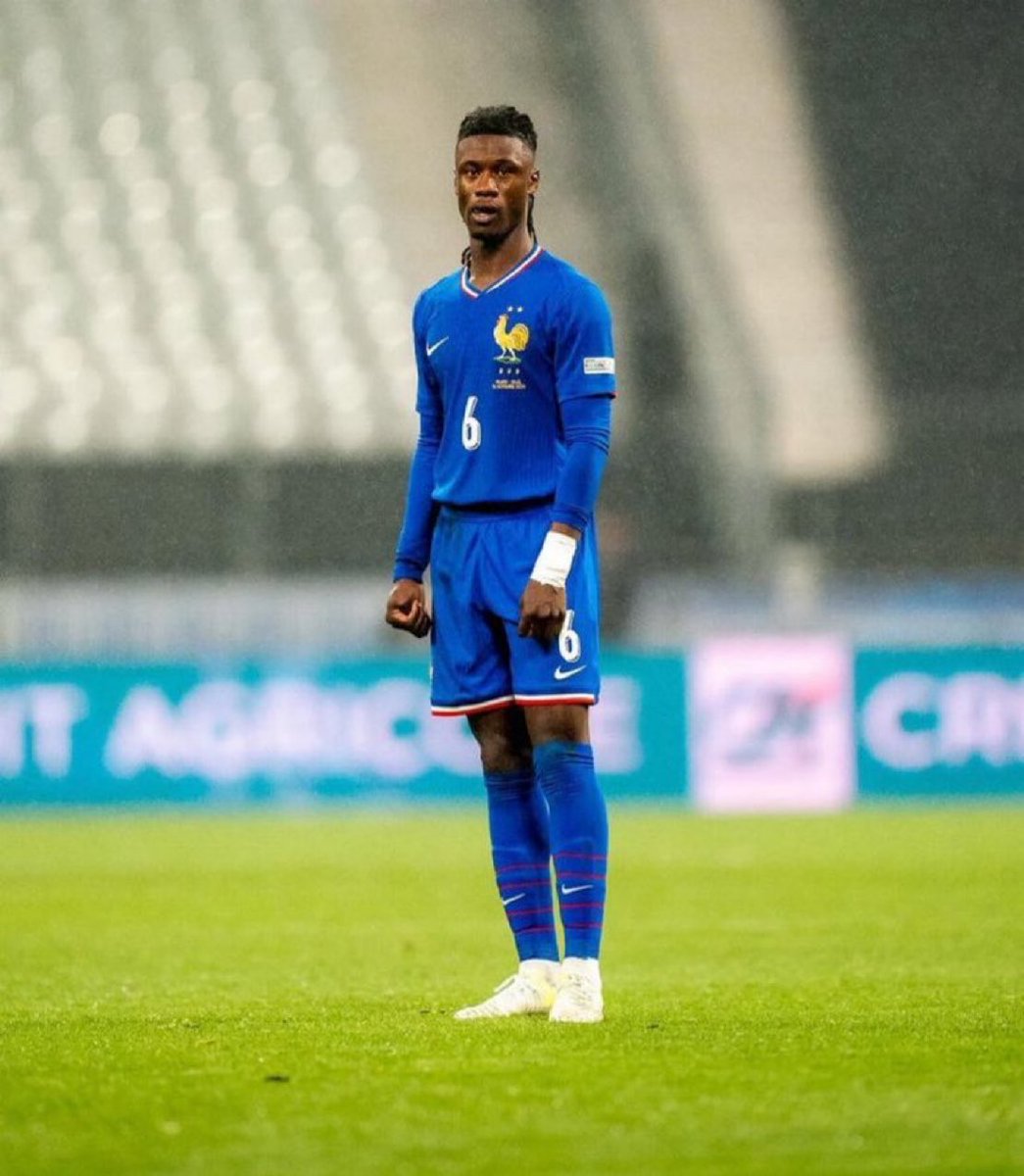 MadridXtra's tweet photo. Camavinga completed 27/28 passes and won 5/8 duels vs. Belgium in the first half. 👀 https://t.co/AGr2EancPU