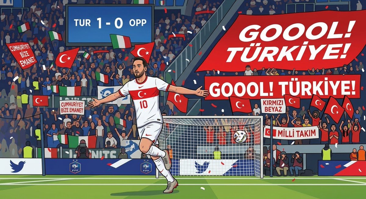 rajkhem114's tweet photo. Goallllll for Turkey 
Turkey 1 : 3 Italy 
#plzone https://t.co/WNRerrC3Lc