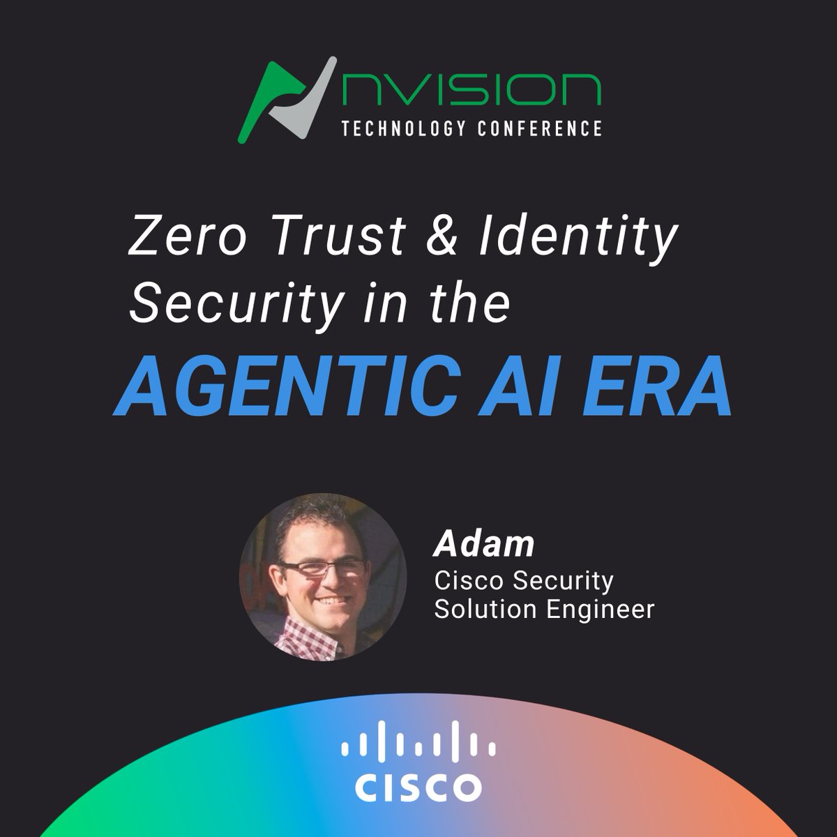 NetworkCenter's tweet photo. Another expert-led breakout session shaping this year's nVision experience: Discover how Cisco unifies Identity Intelligence &amp; Duo to verify machine intent, protecting workflows in real time. #ZeroTrust #AgenticAI #Cybersecurity

Join us November 5 --> https://t.co/0I3qZG2giQ https://t.co/OCSLIA6JYE