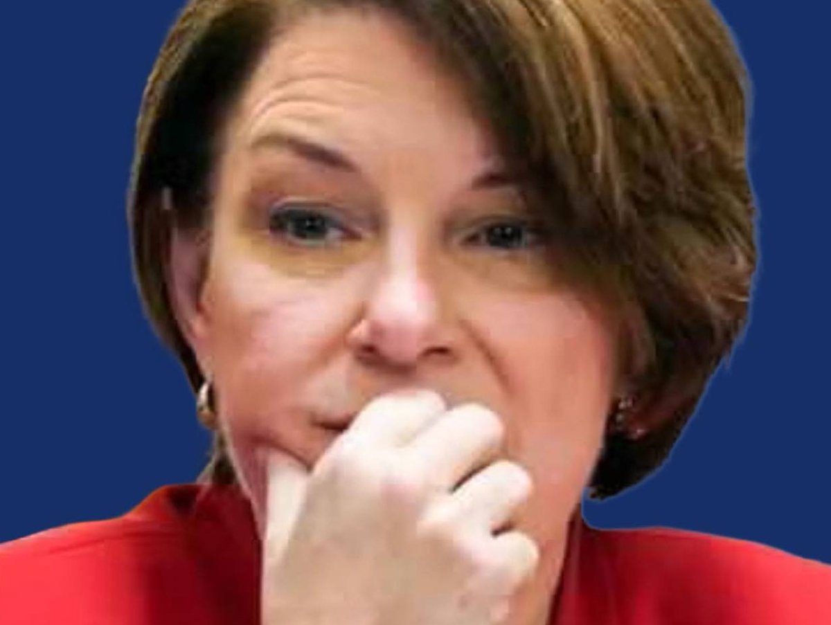 mcafeenew's tweet photo. 🚨DEMOCRAT SENATOR AMY KLOBUCHAR IS BESIDE HERSELF AFTER LEARNING THAT THE SCANDALS SURROUNDING CONGRESSWOMAN ILHAN OMAR AND CURRENT GOVERNOR TIM WALZ LIKELY COST HER THE MINNESOTA GUBERNATORIAL ELECTION!

Follow @RedLivesMatterQ 

Until a few days ago, Klobuchar was leading her opponent, Republican Jon Raebro, by nearly 10 points.

As of this morning, Raebro leads by three points.

The party is considering asking her to drop out so they have a chance to replace her, with only 43 days left until Election Day.

Couldn’t have happened to a nicer person. 🤣

Share this everywhere so they see Klobuchar’s lead just evaporated because of Omar and Walz!

Follow @mcafeenew for more drops.