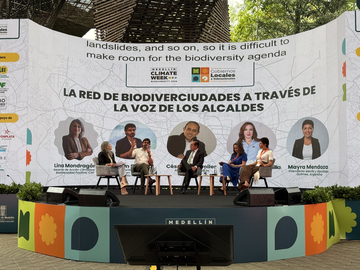 inst_humboldt's tweet photo. El concepto de #Biodiverciudades propone ordenar el territorio alrededor de la biodiversidad como eje articulador. Estos son 3 ejemplos de cómo lo están haciendo algunas ciudades latinoamericanas (lee la descripciones de las imágenes).
#JuntosPorLaBiodiversidad - #ClimateWeek2026 https://t.co/5Et3R4bdTs