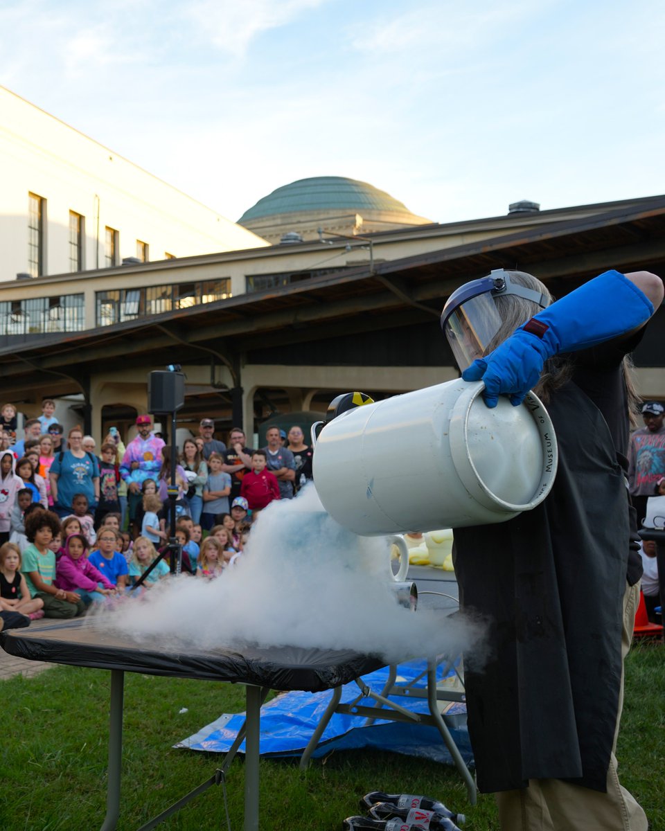 ScienceMusofVA's tweet photo. Mess Fest success! ✅ Every guest helped this event live up to its name by throwing, squishing, stretching, sliming and mixing up some science.

Science After Dark returns Friday, October 23 with Spooky Science! 🎃 https://t.co/d5G6bMwzti