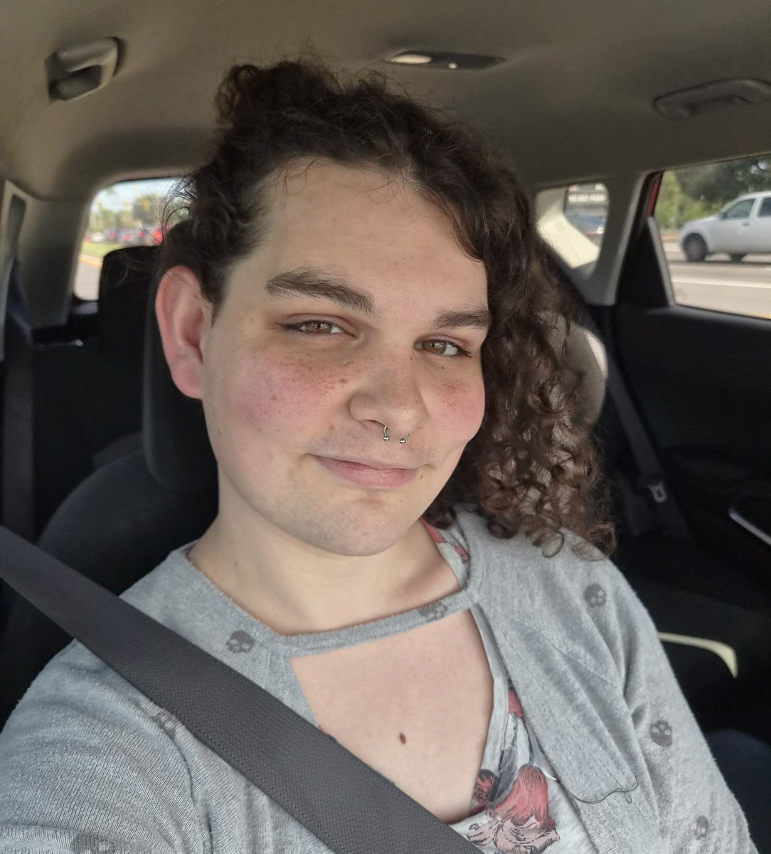 Barnsage's tweet photo. Its been a year since I started transitioning and I also just hit 6 months on hrt today the happiest I've ever been, thank you to everyone that has been with me on my journey 🏳️‍⚧️🩵��🤍🩷🩵🏳️‍⚧️ https://t.co/ISE1lrnULz