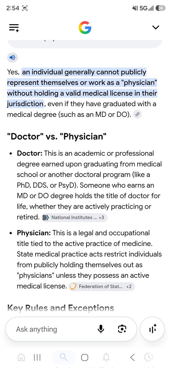 PJohnson1972's tweet photo. @laughmatician @AlexSleeples @AbdulElSayedHQ The issue is he is describing himself as somebody who practices medicine. https://t.co/RsPq2XQwCM