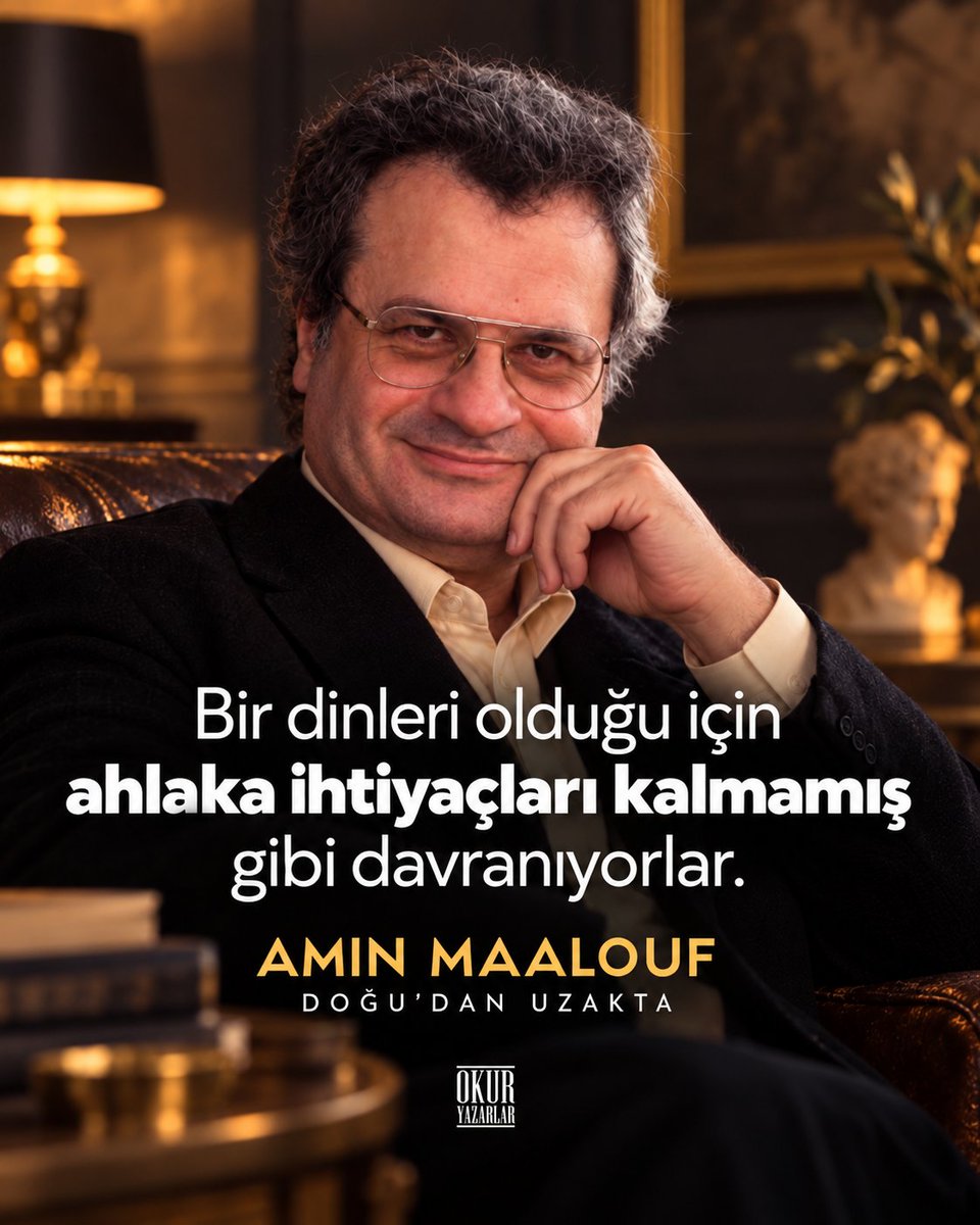 okuryazarlar's tweet photo. Amin Maalouf https://t.co/bRyaFbxgWL