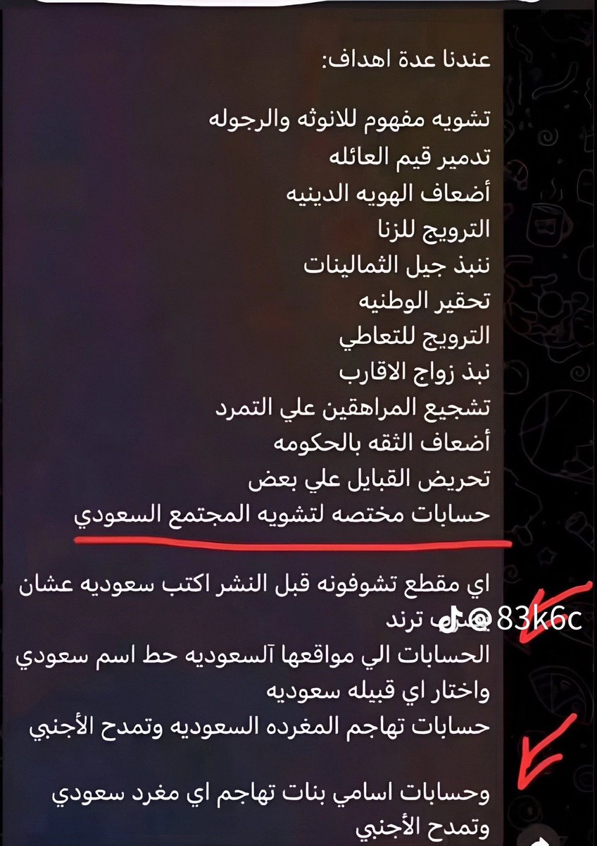 b_we50's tweet photo. قاعدين نشوف اوصخ حملات ضد الشعب السعودي تكفون لا تعطونهم مرادهم 
هذا ولاشي باقي أشياء واجد 
يبون يشوهن سمعه المراه السعوديه 
بكل الطرق القذره https://t.co/kFaxwKzzWe