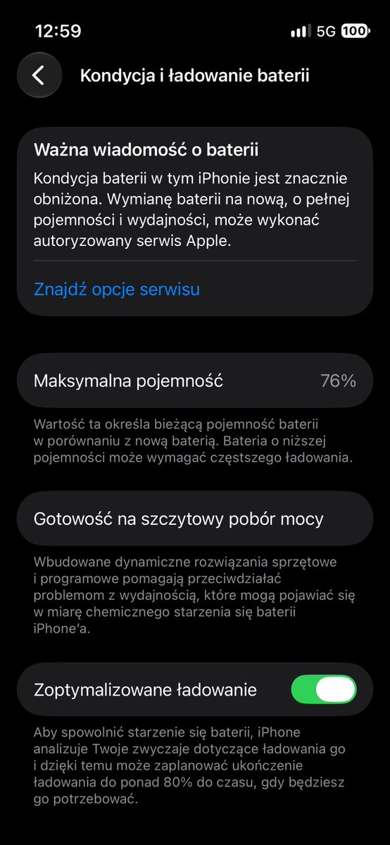 PolWoj's tweet photo. Jak nie gotuje herbaty na tej baterii to jest git. iPhone 13 mini https://t.co/QxOKRSgjQ8
