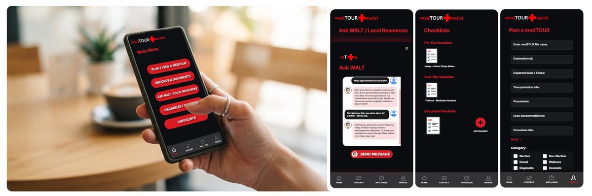 MedTour_ASSIST's tweet photo. BENEFITS FOR HEALTHCARE TRAVELERS: medTOUR+assist is a mobile app that gives medical &amp; wellness travelers conveniences &amp; benefits to reduce the stresses &amp; complexities of healthcare travel. See the latest online layouts:
https://t.co/Oe7GHcGeSc #medicaltravel #wellnesstravel https://t.co/Nz8xPbb4PX