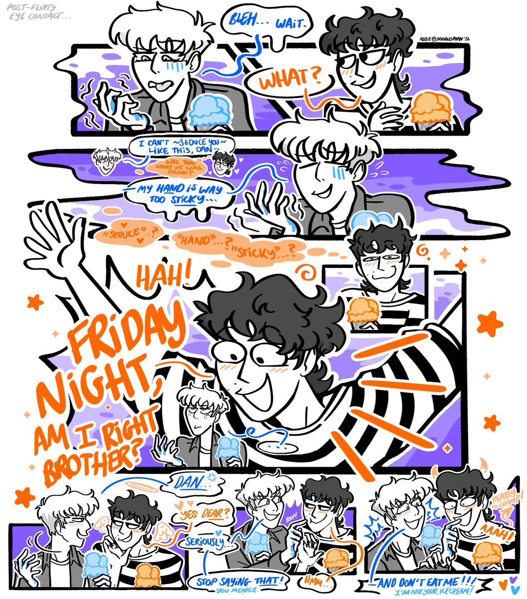 doodlesphan's tweet photo. silly bonus comic 🫟💫😈😇 (2/2) ⬇️

#phanart https://t.co/QczwqWUxHo