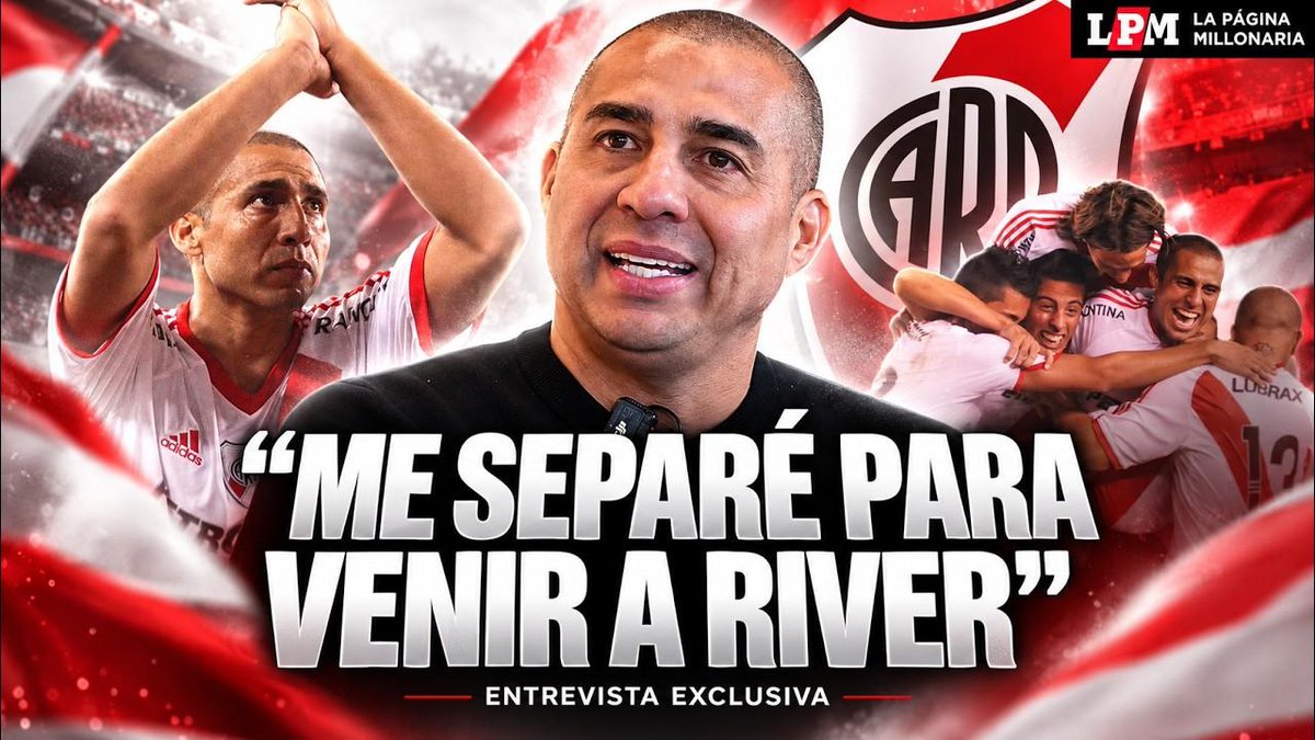 RiverLPM's tweet photo. ⚠️ ¿YA VISTE LA NOTA CON DAVID TREZEGUET?

Su decisión de venir a River, la plata que resignó para cumplir su sueño, su relación con Cavenaghi y el Chori y el momento de su salida. Imperdible.

🔗 Mirá: https://t.co/3C4ERyGWe7 https://t.co/4uHgdu7F2D