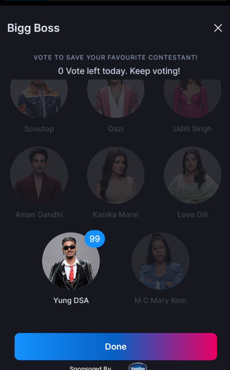 wxyogesh01's tweet photo. Done and dusted 

#YungDSA #BB20 #BigBoss20 https://t.co/7r9wHtA6dU