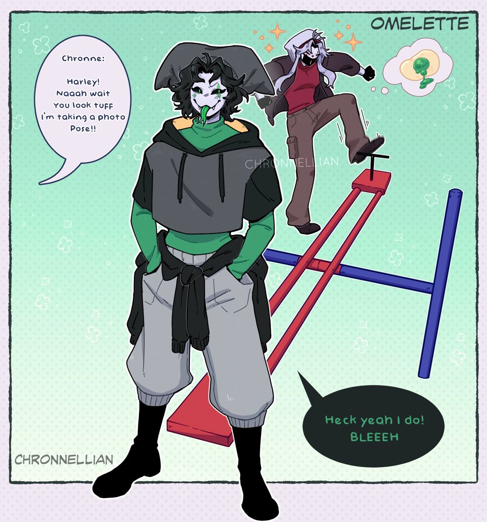 chronnellian's tweet photo. Omelette 🥚🍏
#tfc #thefreakcircus #怪诞 https://t.co/rCdOg9Ejmf