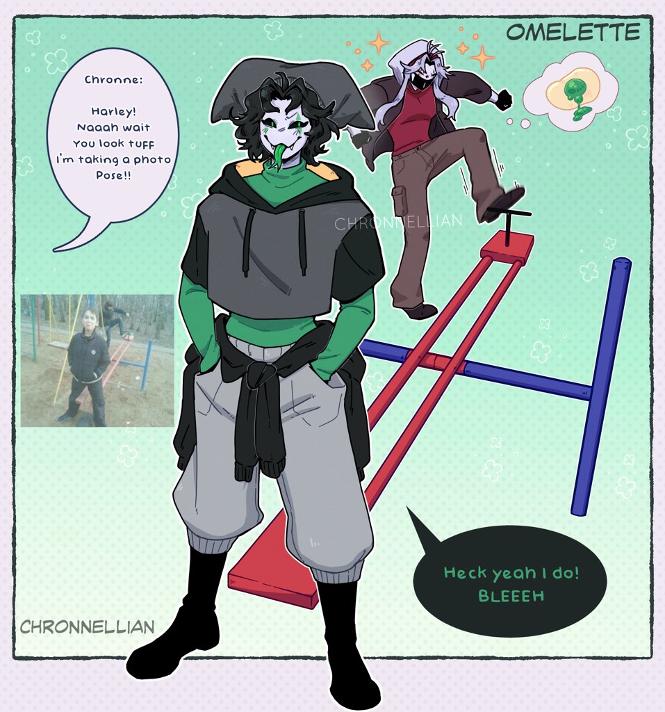 chronnellian's tweet photo. Omelette 🥚🍏
#tfc #thefreakcircus #怪诞 https://t.co/rCdOg9Ejmf