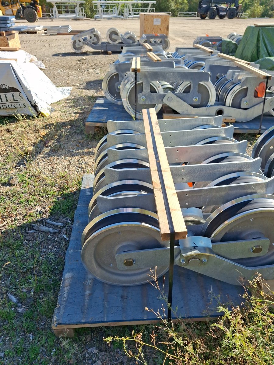 SkiKimberley's tweet photo. More parts for the new Tamarack Quad Chair have arrived, and construction is moving along on right on schedule! Winter is coming, and so is a brand new quad. 

#mykimberley https://t.co/QmIOoM0SCc