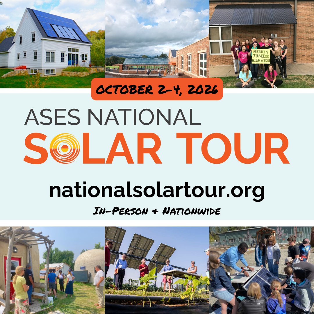 TXSES's tweet photo. The @ASES_Solar National #SolarTour showcase starts this weekend—Oct. 2–4!📣👏 It's the tour's 31st Anniversary  &amp; your chance to see #solar and #SustainableLiving up close &amp; in your community.
🔗Learn more &amp; see map: https://t.co/yNC9Vjtckc 
☀️Texas photo info: see comments https://t.co/9kCiTlsjnm