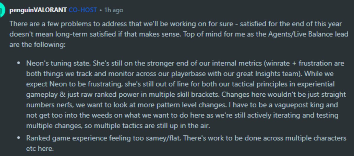 ValorantUpdated's tweet photo. Neon might get NERFED again ❗️ https://t.co/Ao0UcNcv7A