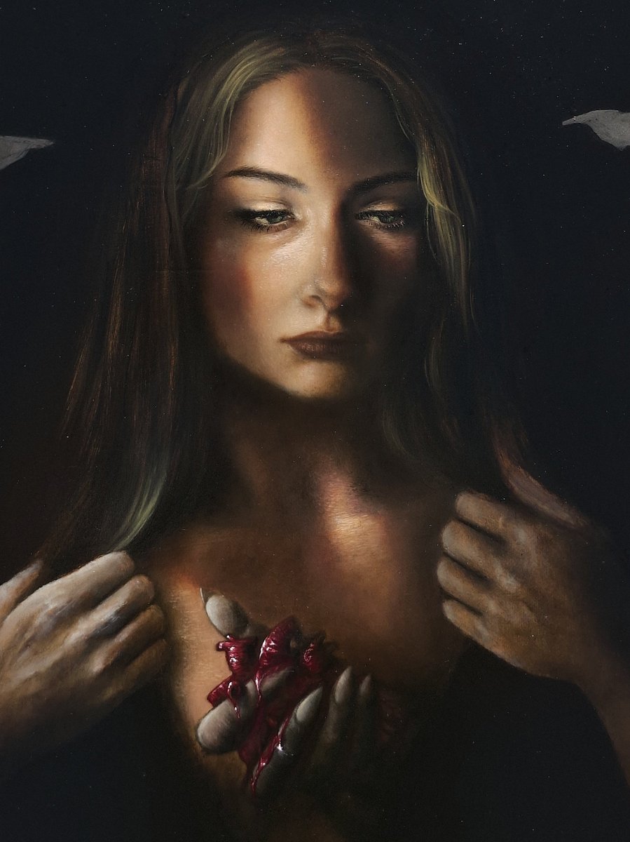RackdamnArt's tweet photo. Mon dernier tableau, "Ex-voto".
Huile sur toile.
Qu’en pensez-vous ? https://t.co/sRIsqjDRHI
