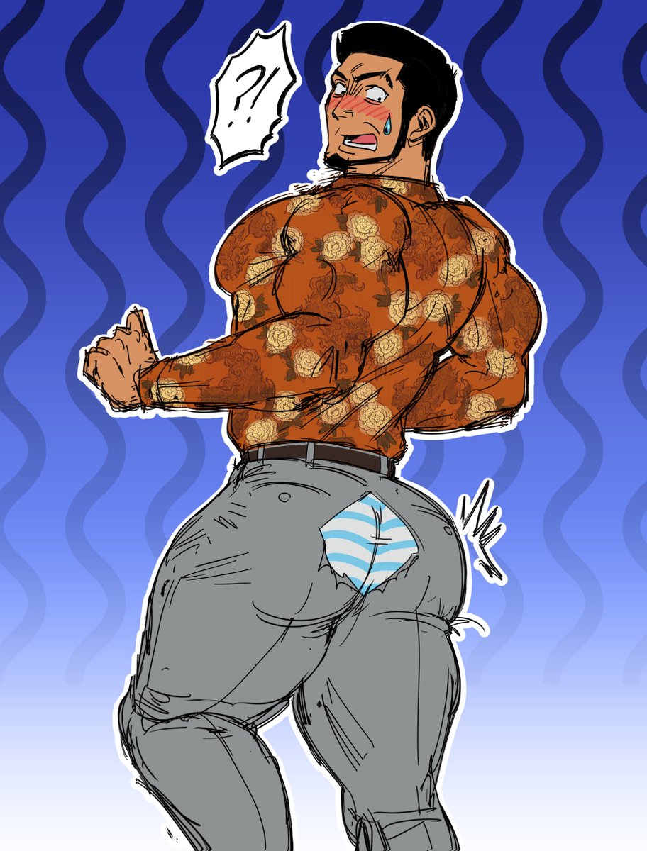 dokeshin's tweet photo. Kaito's wardrobe malfunction https://t.co/7FZ5bRipok