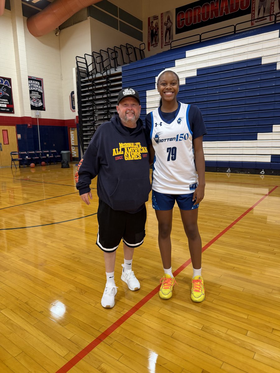 Nyla_Curry1's tweet photo. Grateful for the opportunity to compete at the #Wootten150!

Thankful to be surrounded by so much talent, learn from great coaches and scouts, &amp; continue challenging myself. Taking the lessons, confidence, &amp; motivation from this weekend &amp; getting back to work! 💪🏾 #Wootten150 https://t.co/0aeJSClrQK
