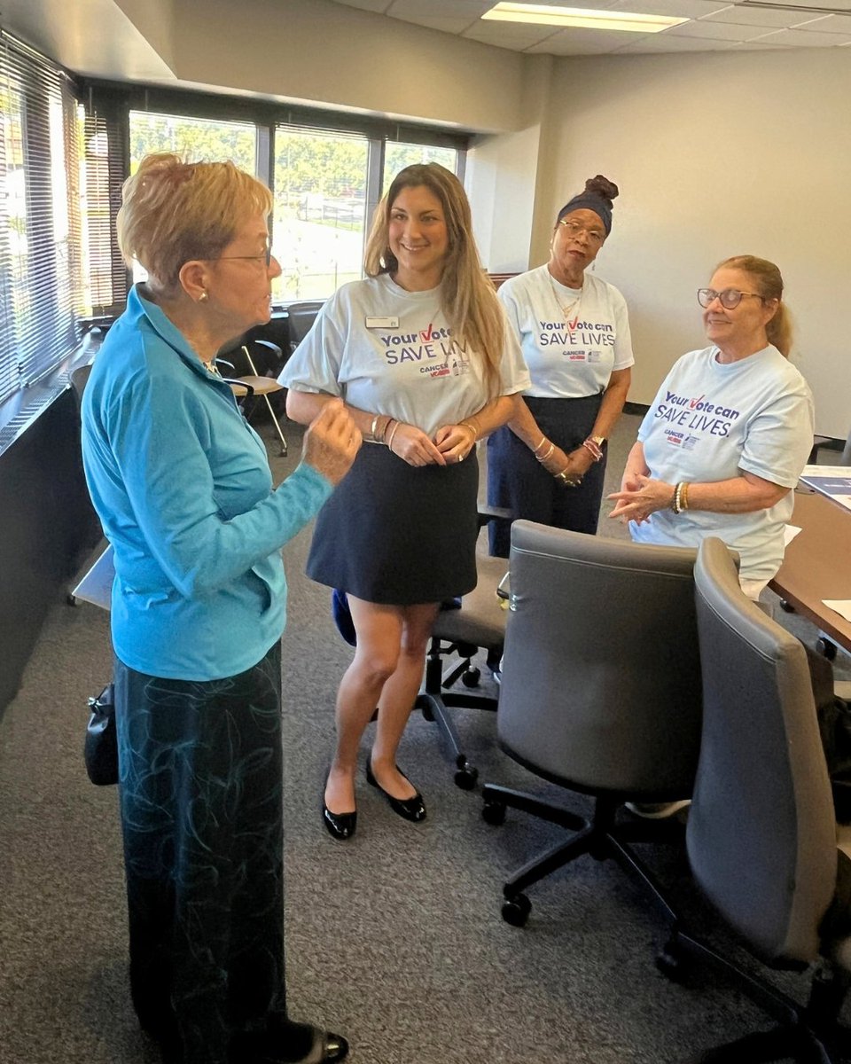 Marcy_Kaptur's tweet photo. Thank you to the @ACSCAN  and to the advocates from Putnam County, Toledo, and across Ohio who shared their powerful stories today.

Funding cancer research should never be a partisan fight, and I'll keep working alongside both parties to make sure we’re investing in this life-saving research. A cancer diagnosis is hard enough. No one should have to fight for their life while fighting the health care system at the same time. That’s why I’m fighting to lower the cost of screenings and treatment, expand access to quality care close to home, and restore the funding to Medicare and Medicaid that was cut by the Big Bonanza for Billionaire’s Bill.

Thank you to the advocates, survivors, and families who shared their stories and are leading this fight. I’ll keep fighting  with you in Washington.