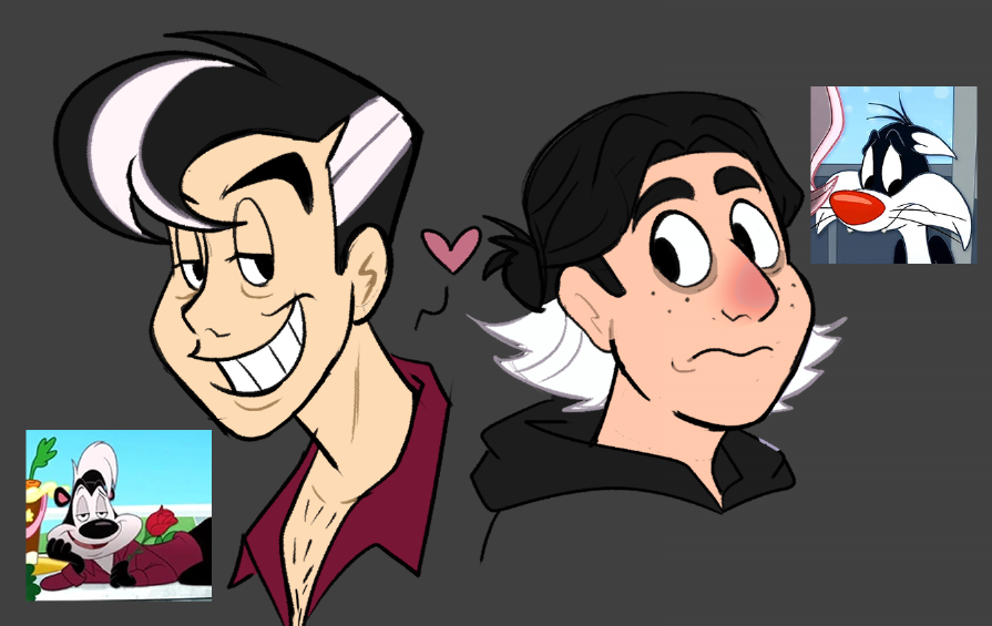 RosaToons's tweet photo. Intenté hacer una humanización así nomas de estos dos porque son mis favs 

#looneytunesㅤㅤㅤ #fanartㅤㅤㅤㅤ #pevester https://t.co/NSUfpOizdZ