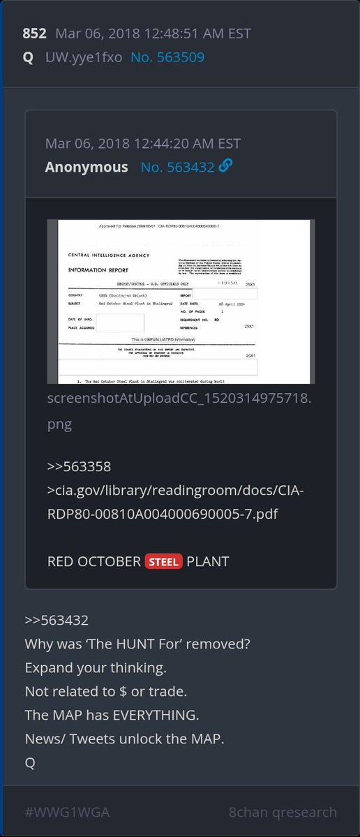 deluxe_pepe's tweet photo. RED OCTOBER STEEL PLANT

Anons have known for years https://t.co/swqcPoS3Dn