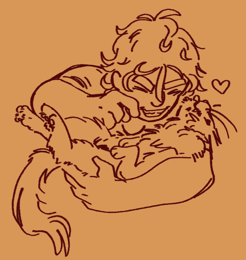 tinkytu's tweet photo. todays been a very stressful day lazy doodle of sorrow and oscar https://t.co/CWEtWyRMZG