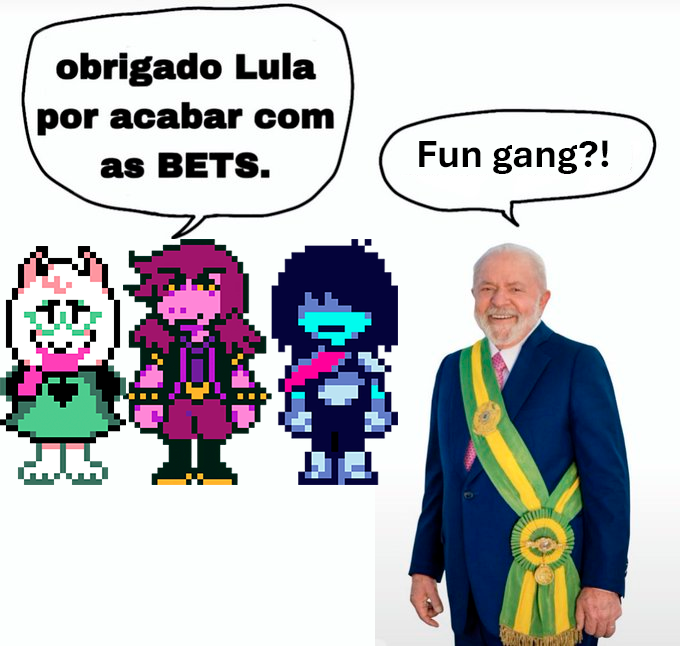 LillyB3rries's tweet photo. Fun gang está com Lula!!!!!! #deltarune https://t.co/pGHLbVpgu2