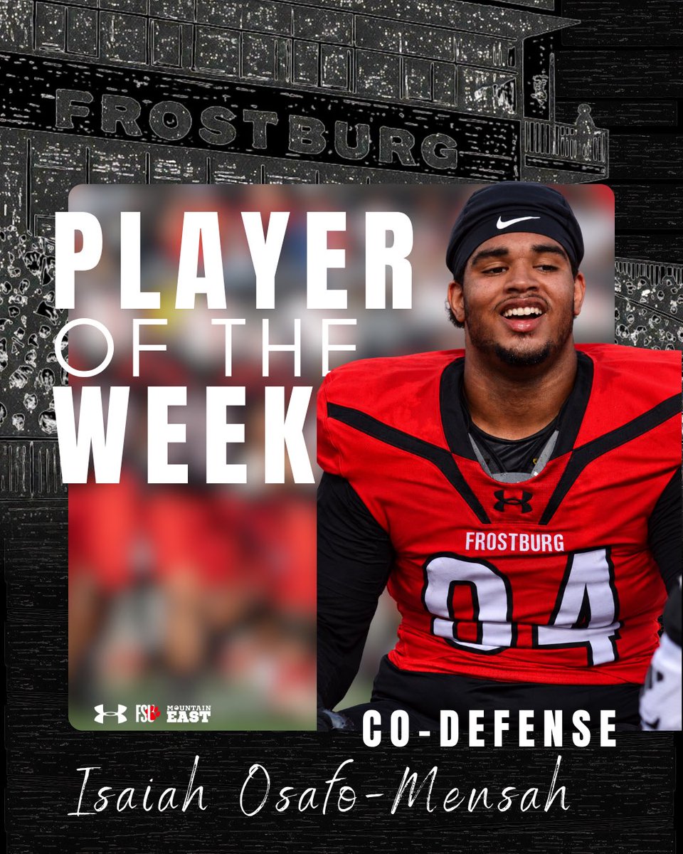 FrostburgFB's tweet photo. π΄ Players of the Week π΄
#earnedit #pow #football https://t.co/ukmjIFH7e8