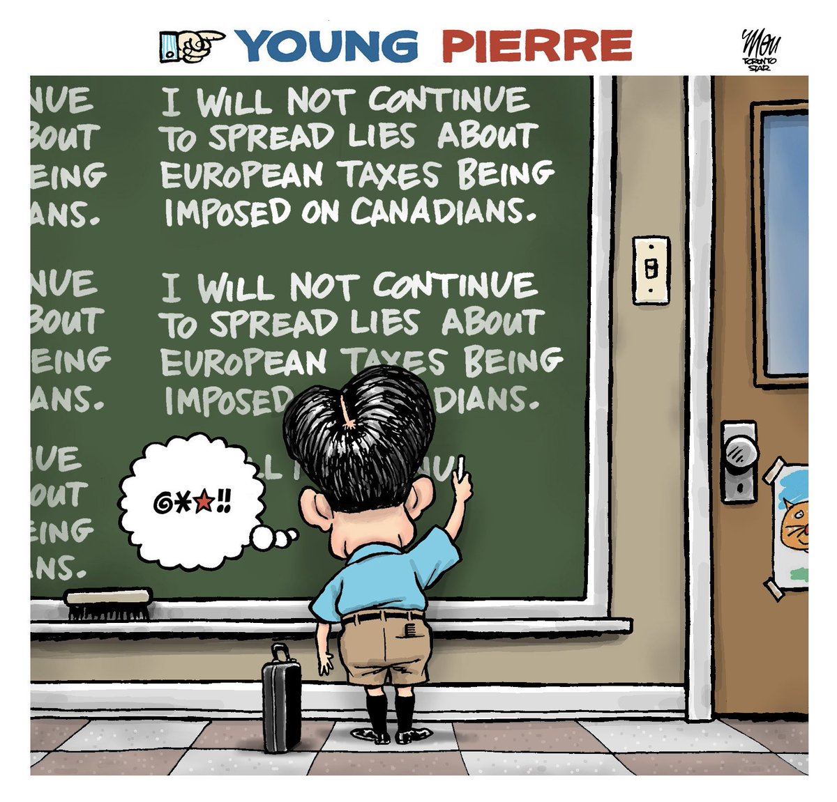TheoMoudakis's tweet photo. Please enjoy my cartoon for Tuesday's @TorontoStar https://t.co/OAWatp5Sha