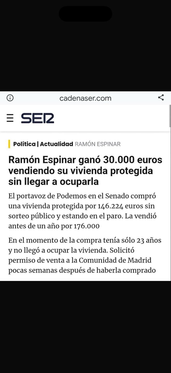 MarcosdeQuinto's tweet photo. Va a resultar que en algo voy a estar finalmente de acuerdo con la SER: el pijo-pogre de Monchito Encinar se embolsó un pastón gracias al corrupto de su muy socialisto padre.

Estos corruptos de mierda luego nos tratan de dar lecciones de moralidad a los que nos roban el fruto de nuestro trabajo para vivir por el morro, parasitando nuestras instituciones.

Monchito, ATPC👇