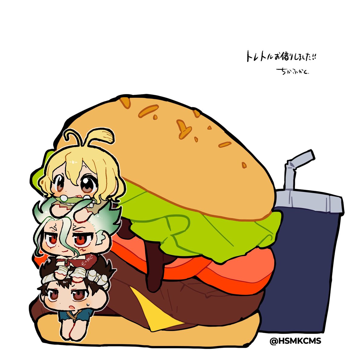 mnon7m's tweet photo. 🚀💎🍉　トレトルお借りしました🍔 https://t.co/jeJOgIR92I