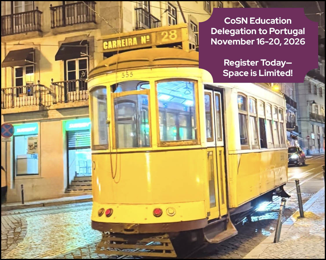 CoSN's tweet photo. Join @CoSN &amp; @DigitalPromise Lisbon, Portugal, Nov. 16–20. Only a few spots left for an unforgettable opportunity to explore global education technology innovation, visit groundbreaking schools &amp; connect with education leaders. 🇵🇹 Apply by Wed, Sept. 30! - https://t.co/wRNthqRRbF https://t.co/0oIAxBthVP