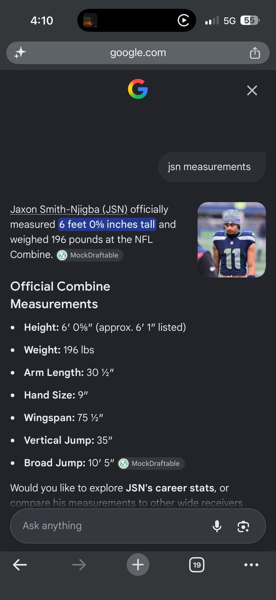 yurrrttts's tweet photo. @Whitt715 @cptlobsterlegs @JaceOSweet HES ABSOLUTELY GETTING OUTSIZED AGAINST JSN WTF ARE YOU TALKING ABOUT

A good 4” taller than him and a hell of a lot larger wingspan https://t.co/bKHyWU699C