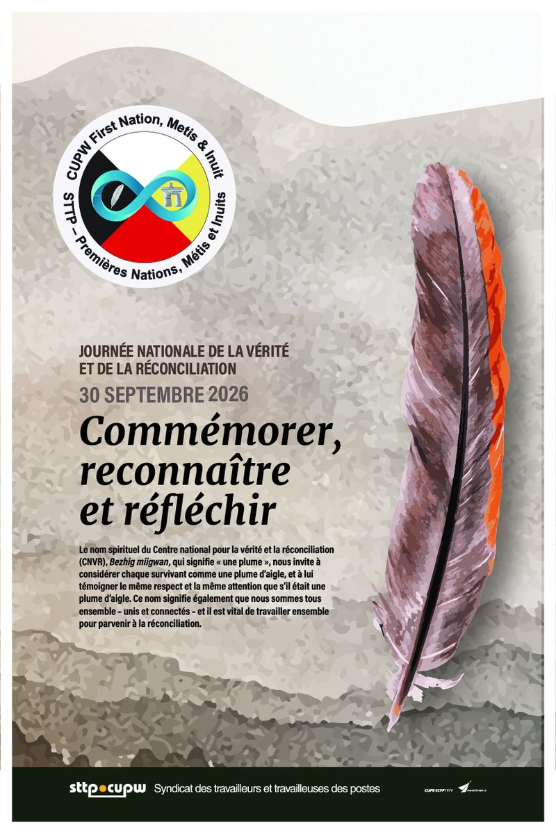 cupw's tweet photo. Bulletin : Journée nationale de la vérité et de la réconciliation et Journée du chandail orange 
https://t.co/bG7Uz8PwXm https://t.co/3yrQzewHoY