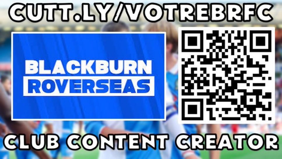 roverseas's tweet photo. Don’t forget to vote - best club content creator Blackburn Roverseas

https://t.co/AU4L09KIzI https://t.co/68F8wXox0y