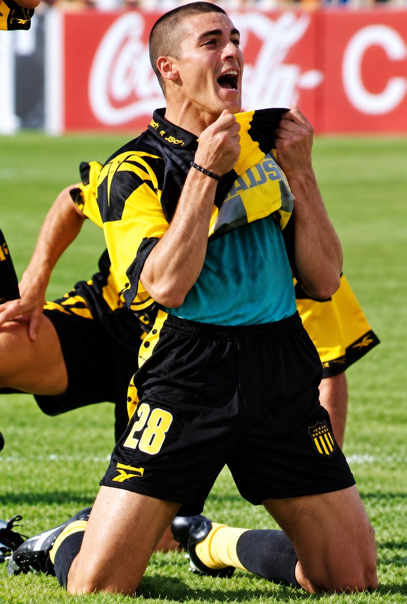 RiflePandiani7's tweet photo. Hay clubes que forman parte de tu carrera y otros que también forman parte de tus sueños de niño. 💛🖤

En @OficialCAP cumplí el sueño de jugar en el club del que soy hincha, ser campeón y marcar el último gol del siglo.

Recuerdos para siempre.

Feliz 135 años, Peñarol! 💛🖤 https://t.co/fmBnFBxSHJ