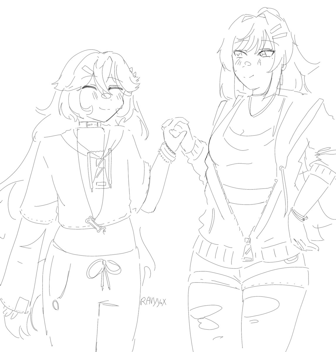 lainiixi's tweet photo. Cute outfits 🐶🏹
#corelia #hi3rd https://t.co/uXbP8xAlru