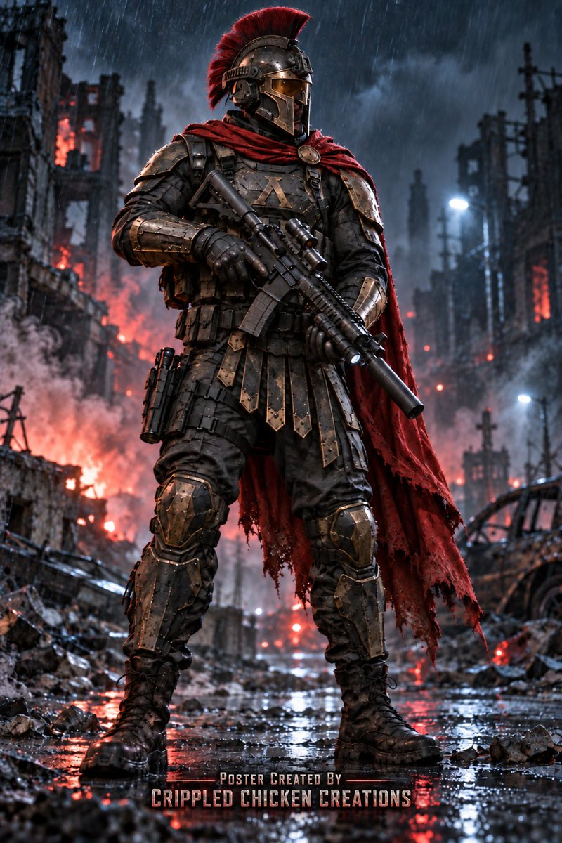 ChickenCrippled's tweet photo. A NEW ERA ~ SPARTAN OPERATOR

#art, #aiart, #graphicdesign, #graphic, #crippledchickencreations, #spartan https://t.co/AKxKOPgERd