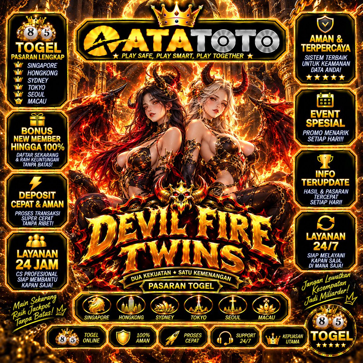 atatotoresmi's tweet photo. Event spesial lagi hadir di ATATOTO!
Main game online seru, ramaiin bareng komunitas, dan nikmati suasana event yang beda.
Jangan sampai ketinggalan ya!
LINK : https://t.co/I6cUUCbKYc
#EventATATOTO #GameOnline #MainBareng https://t.co/isZwq2RZBj