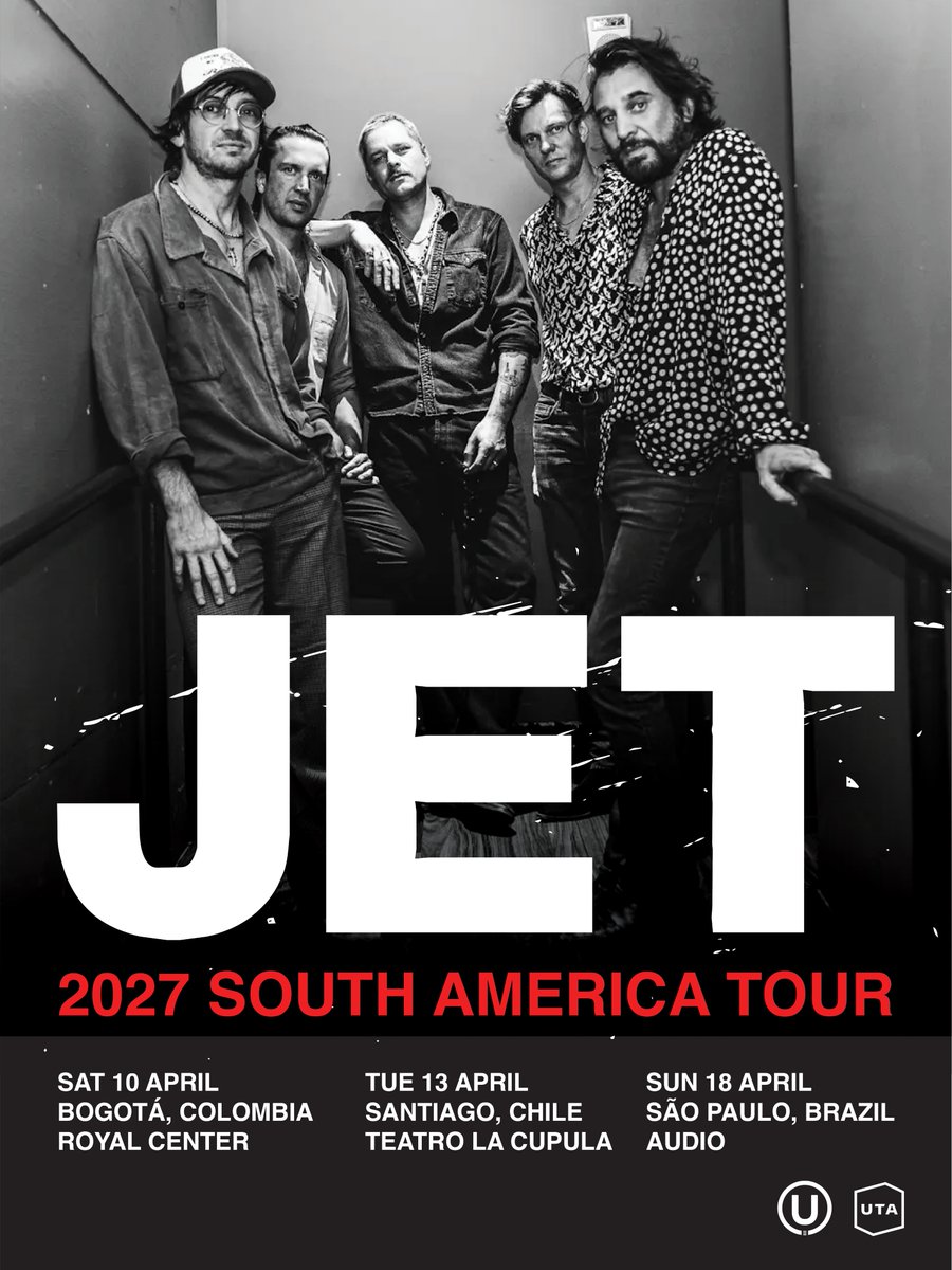 jettheband's tweet photo. South America - we’re coming for you. Bogotá, Santiago and São Paulo. April 2027.

Sign up for presale: https://t.co/tsTBDUrHIH

📸 Trells Eye Photography https://t.co/cZNR5ez67T