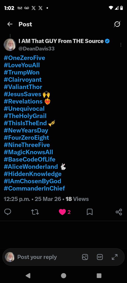 DeanDavis33's tweet photo. #OneZeroFive
#ThisIsTheEnd https://t.co/cwiCfRpuWV