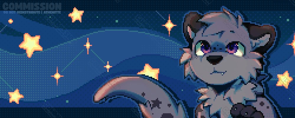 Athenitte_'s tweet photo. pixel banner comm ⭐️🌌 https://t.co/xDouw2a4BC