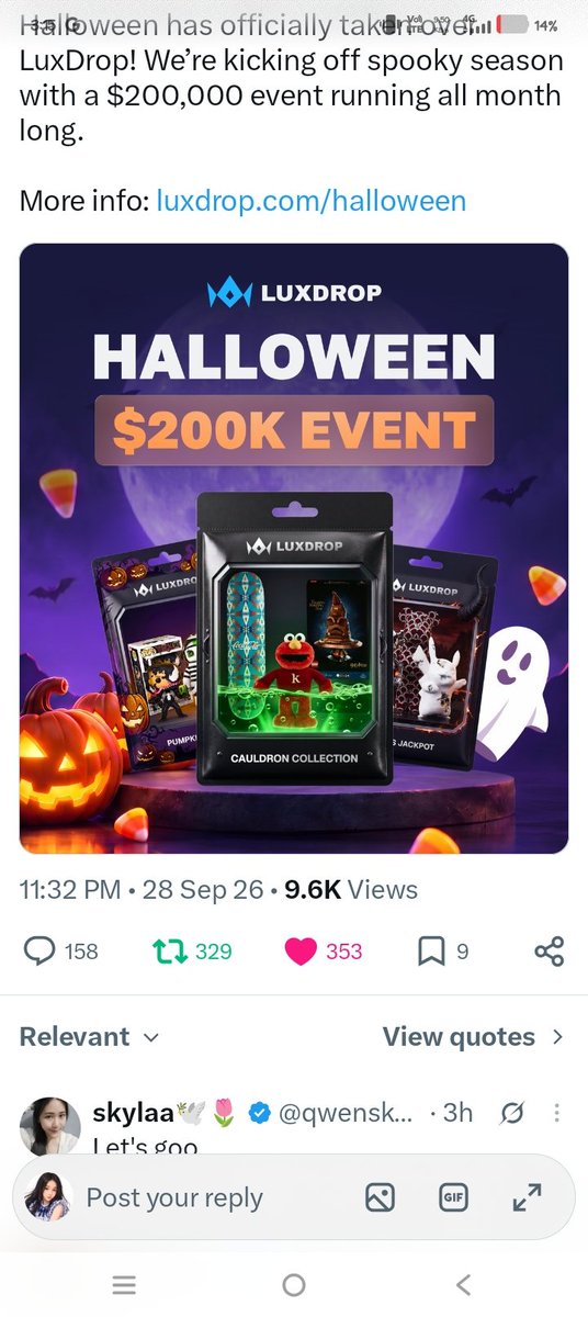 hiibbhh's tweet photo. @KazlicRewards @LuxDropCom @prizeninjax https://t.co/TWUT6FkB6s