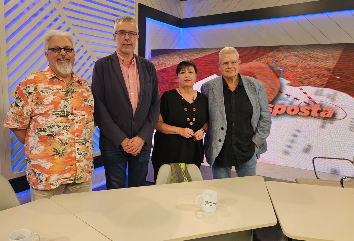 JaumeMarfany's tweet photo. El moviment independentista. @CatalunyaAC nova peça en l'escenari independentista. Gràcies als nostres convidats d'avui al@VullUnaResposta @VictorCucurull @xavier_torrens i @lourdescardivol https://t.co/4x3Di6EkHG