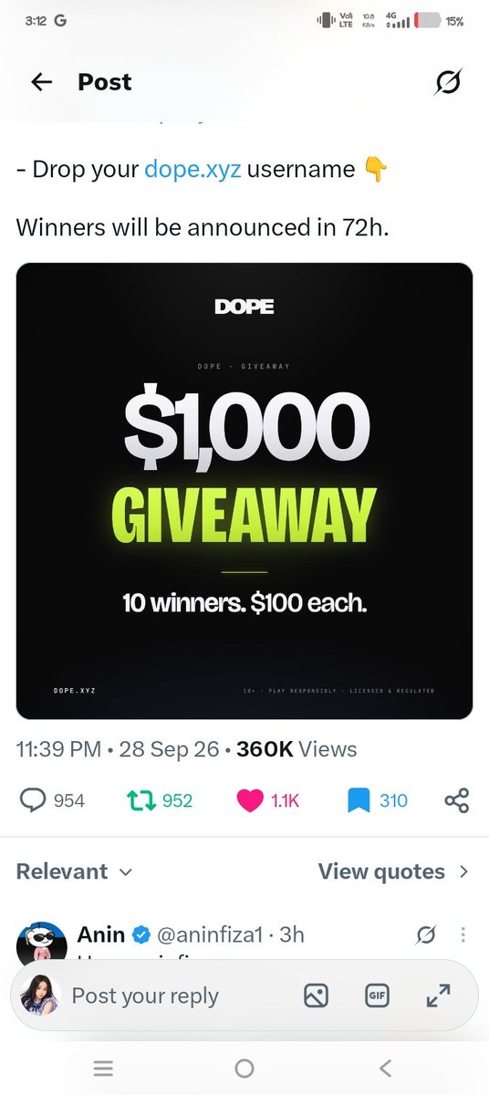 hiibbhh's tweet photo. @MrBsol @dopexyz I did it and thanks! 

J3RXyWYahhGQMR1aMU6SJGHnsnRHZ2XU6mMwv1F7s6Ua https://t.co/WuzQa0y2ck