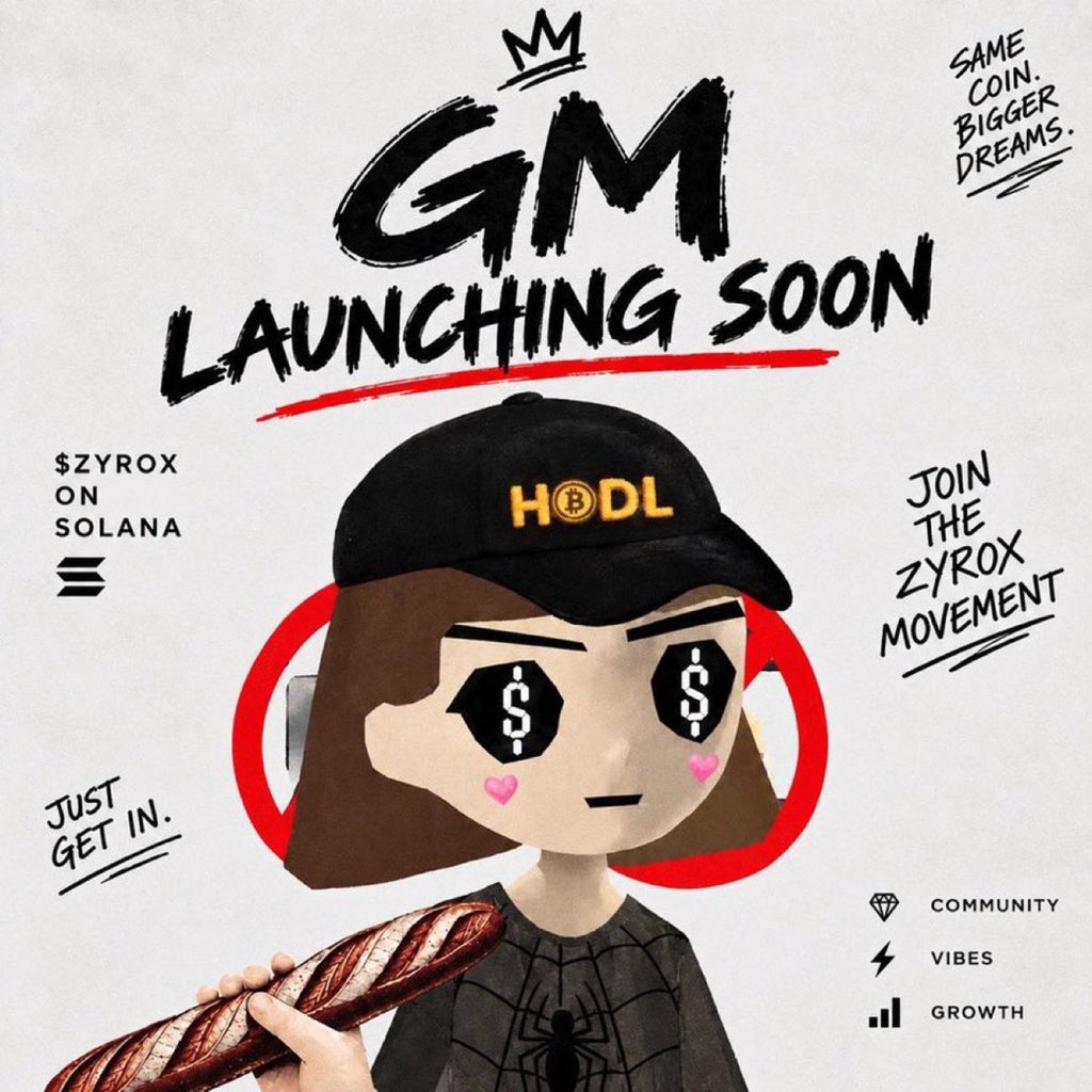 Zyrox0x's tweet photo. GM!

$ZYROX Is launching tomorrow 30th September Wednesday at 1 PM est.

Drop $SOL Addresses, Airdropping Some Of The Supply 👇🏻 https://t.co/4oa9KK6KYO