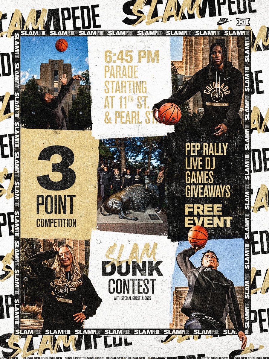 CUBuffs's tweet photo. Bringing hoops to Pearl Street on October 16 📍

🗞️ » https://t.co/ANcvsvC5jG

#GoBuffs 🦬 https://t.co/JjSlFkoYBn