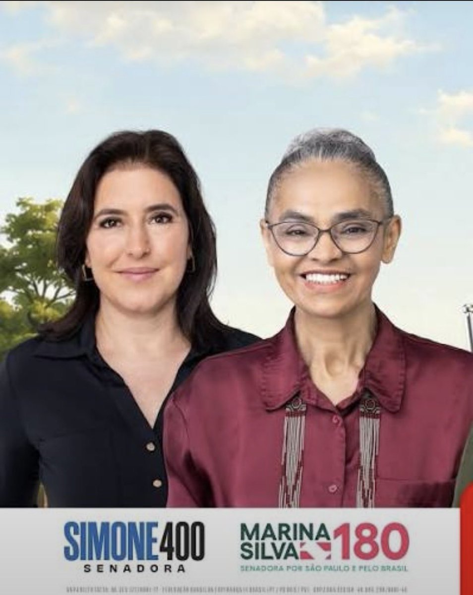 SidneyB47003362's tweet photo. São Paulo merece e precisa ser representado por duas senadoras desse nível. https://t.co/rs8FfHGQgQ